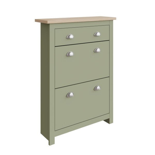 Lancaster 2 Door 1 Drawer Shoe Cabinet - GFW