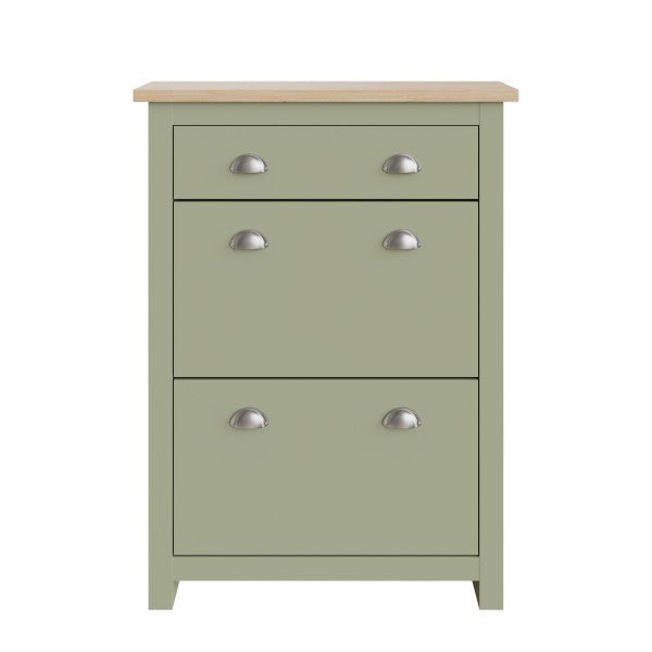 Lancaster 2 Door 1 Drawer Shoe Cabinet - GFW