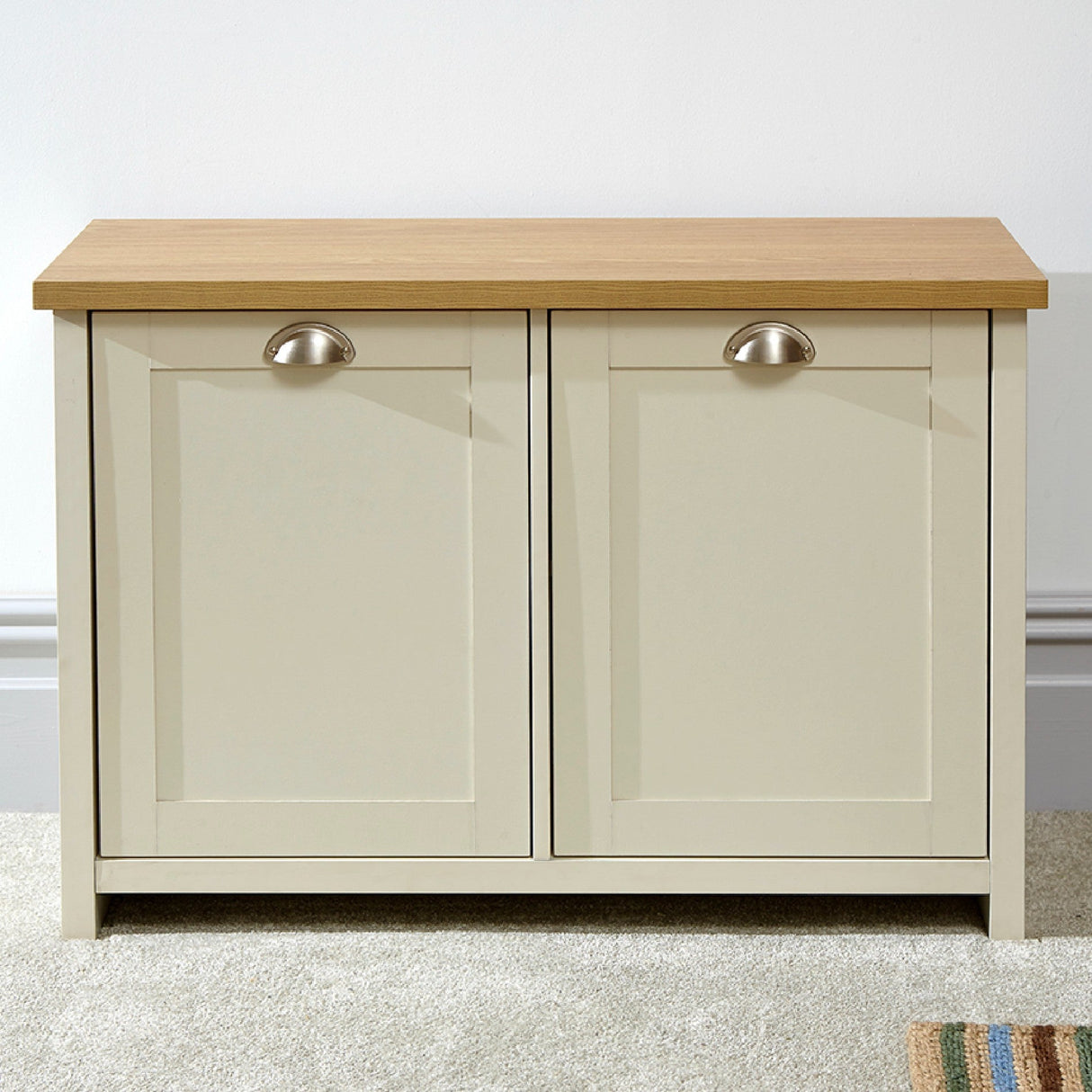 Lancaster 2 Door Shoe Storage Cabinet - GFW