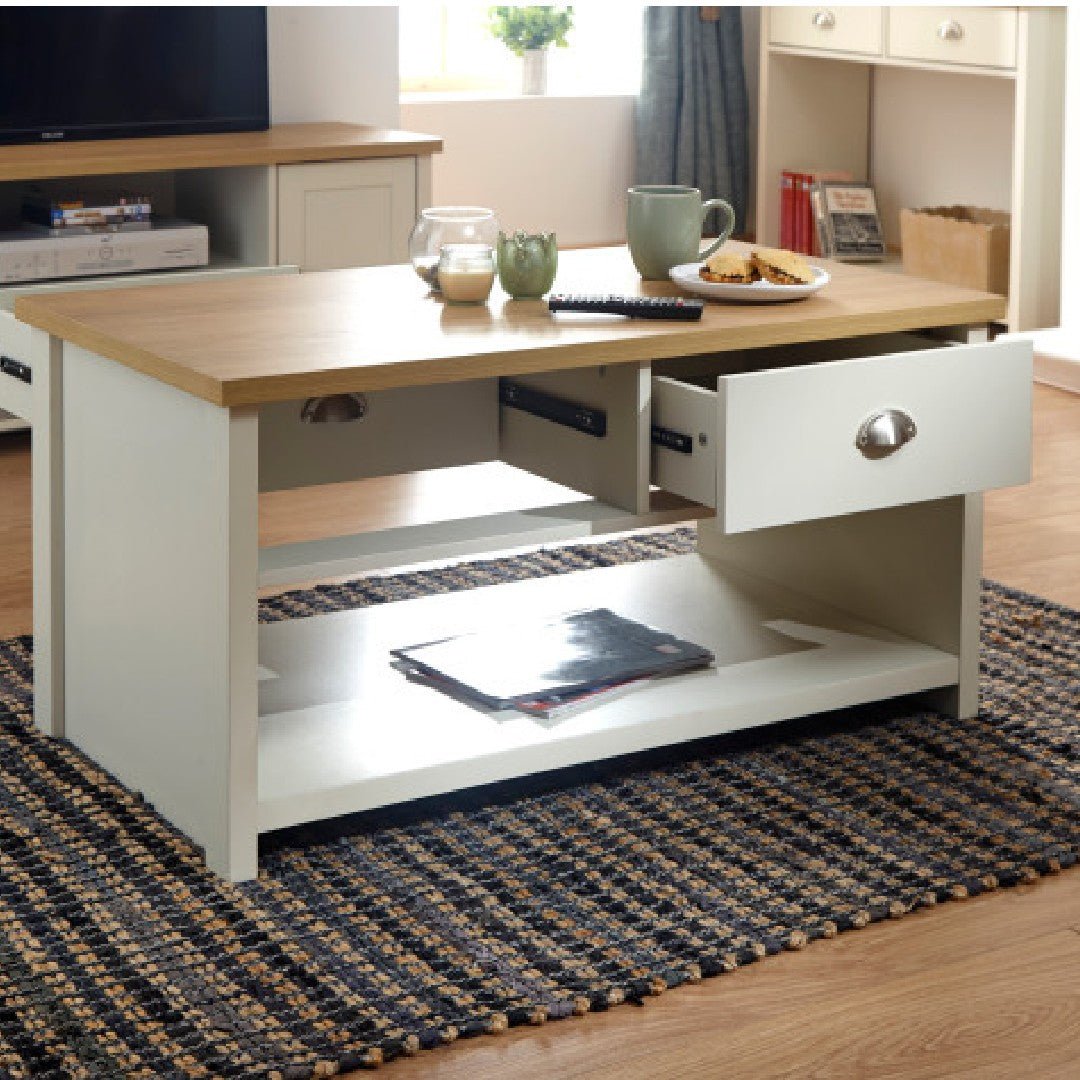 Lancaster 2 Drawer Coffee Table - GFW