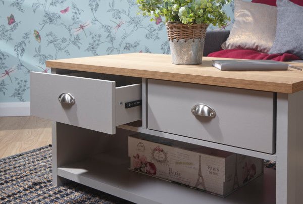 Lancaster 2 Drawer Coffee Table - GFW