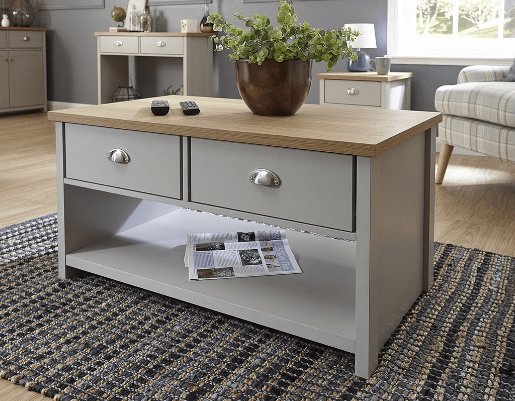 Lancaster 2 Drawer Coffee Table - GFW