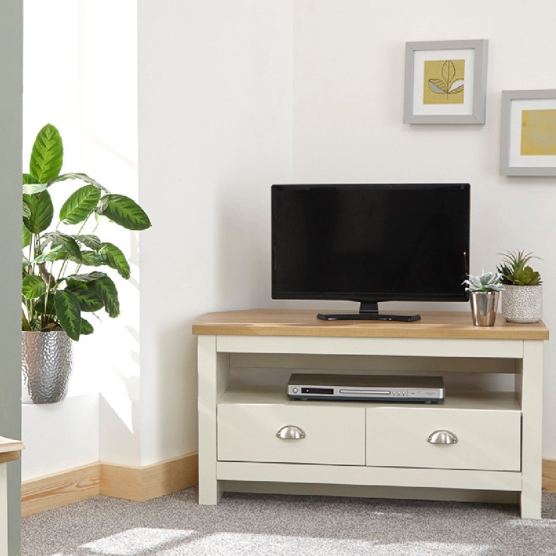 Lancaster 2 Drawer Corner TV Unit - GFW