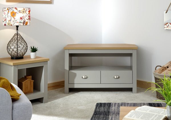 Lancaster 2 Drawer Corner TV Unit - GFW