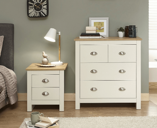 Lancaster 2+2 Drawer Chest - GFW