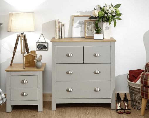 Lancaster 2+2 Drawer Chest - GFW