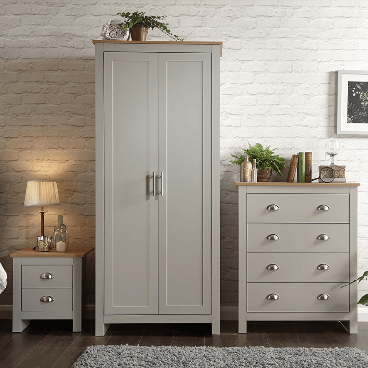 Lancaster 3 Piece Bedroom Set - GFW