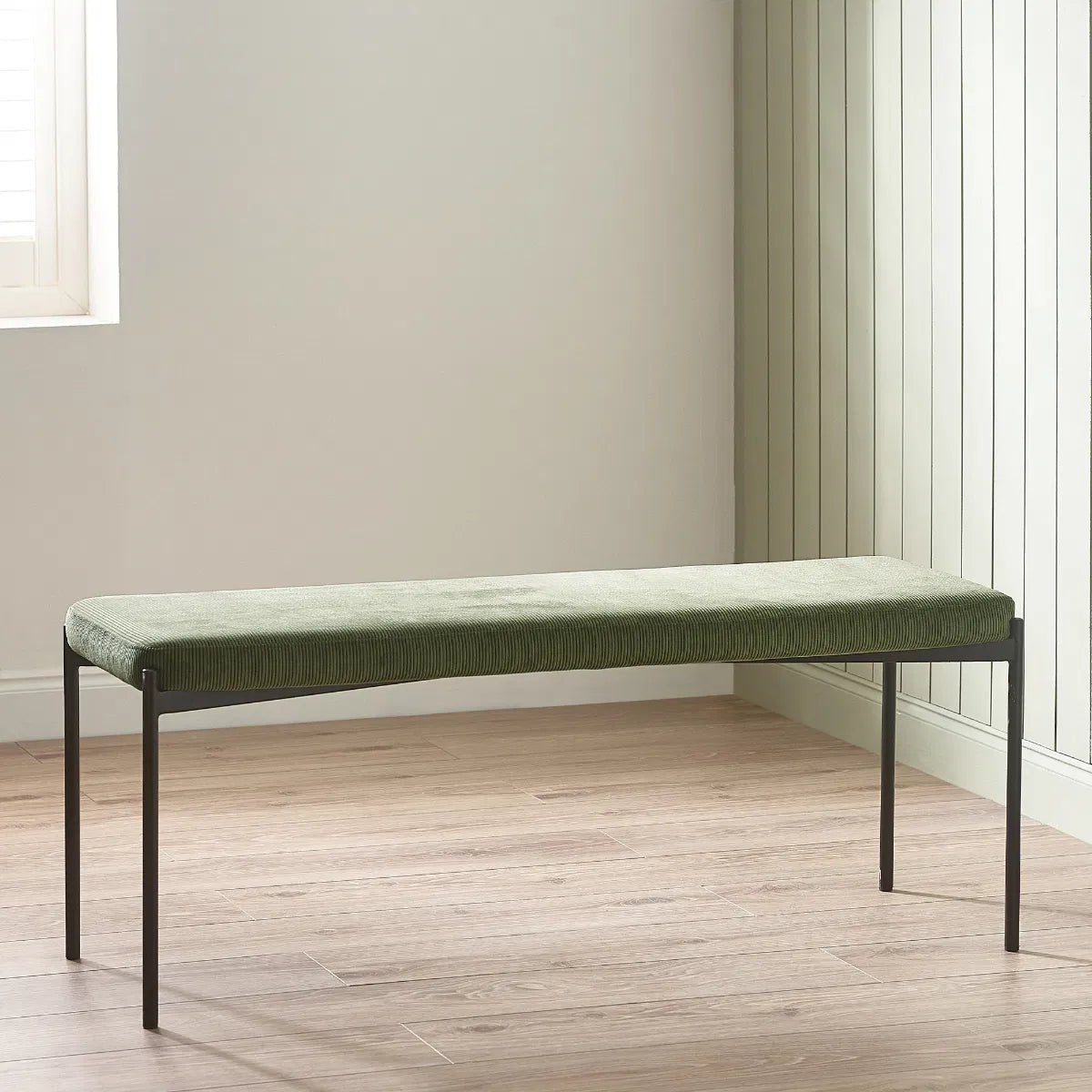 Leonie Velvet Dining Bench - Julian Bowen