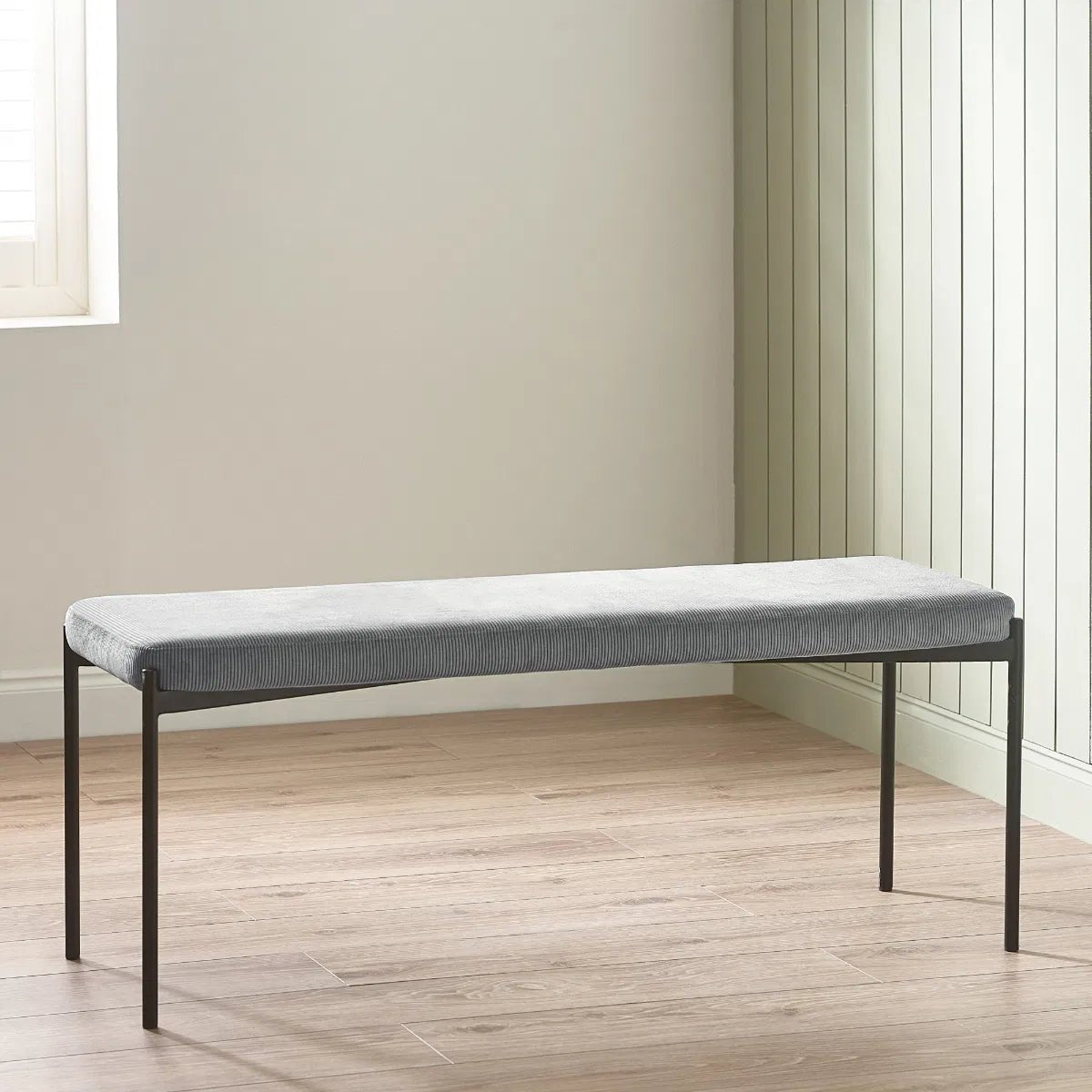 Leonie Velvet Dining Bench - Julian Bowen