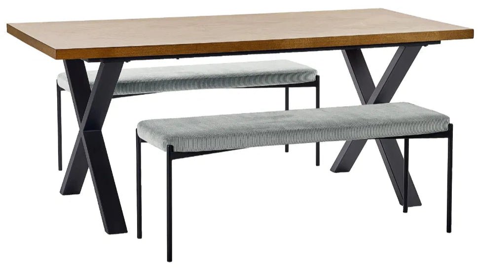 Leonie Velvet Dining Bench - Julian Bowen