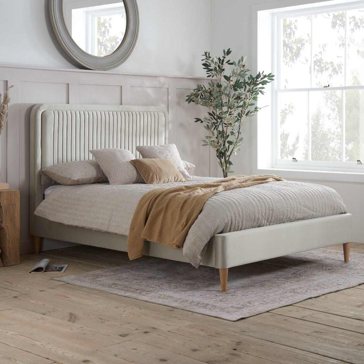 Lilah Fabric Bed Frame - Birlea