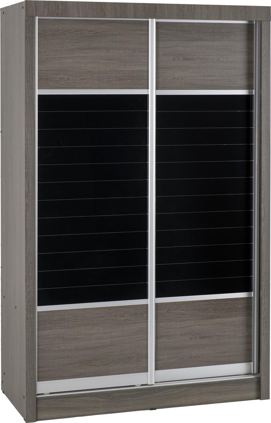 Lisbon 2 Door Sliding Double Wardrobe - Seconique