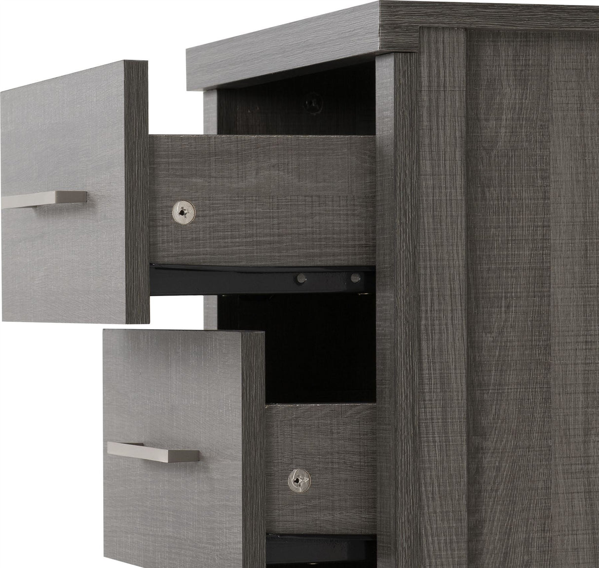 Lisbon 3 Drawer Bedside Table - Seconique