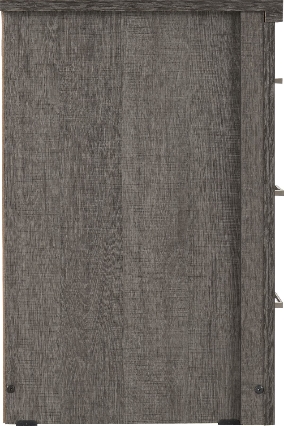 Lisbon 3 Drawer Bedside Table - Seconique