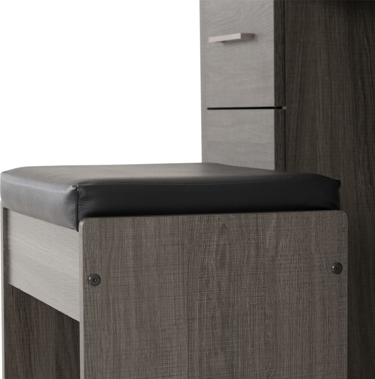 Lisbon 3 Drawer Dressing Table and Stool with Mirror - Seconique