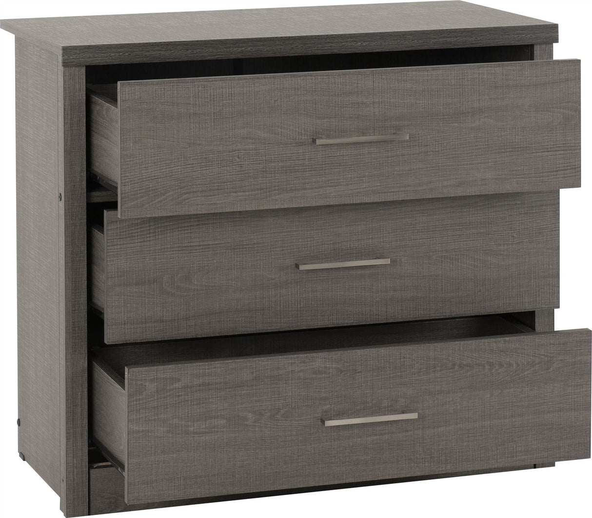Lisbon 3 Drawer Wide Chest - Seconique