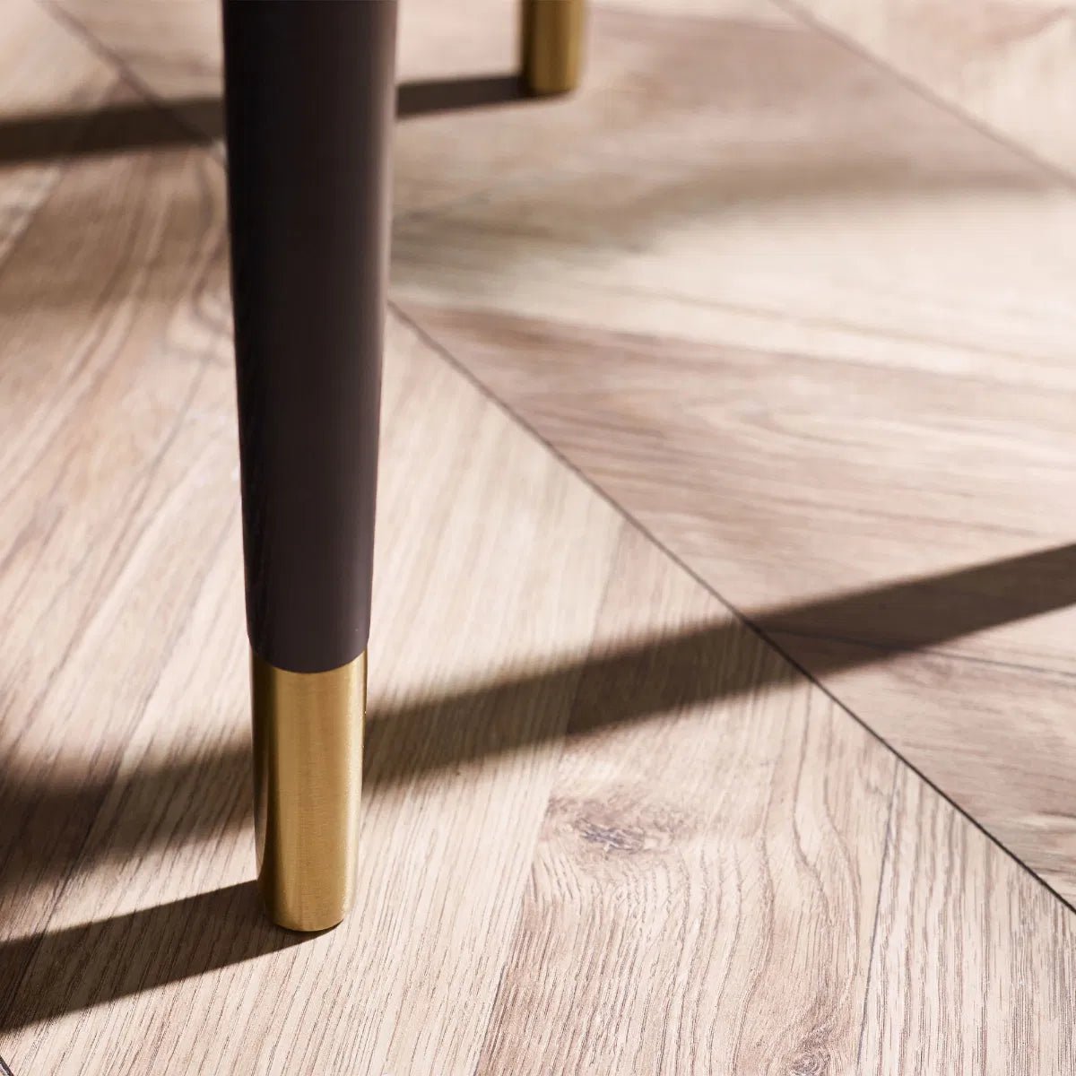 Louis 1 Drawer Fluted Stone Top Lamp Table - Julian Bowen
