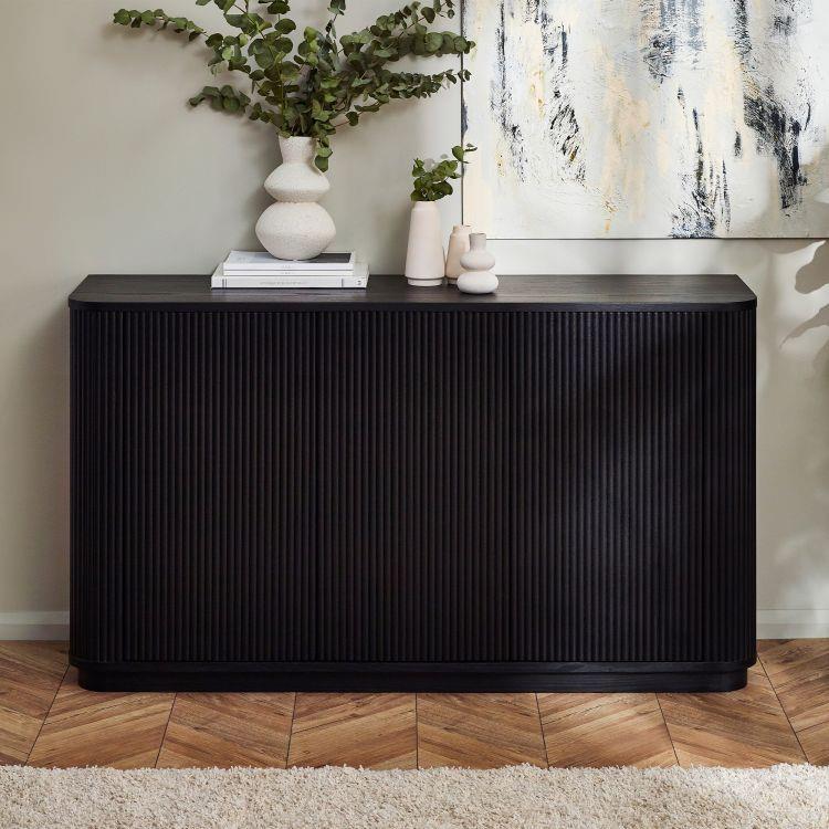 Louis Fluted 3 Door Sideboard - Julian Bowen
