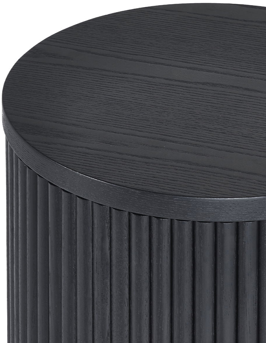 Louis Fluted Side Table With Door - Julian Bowen