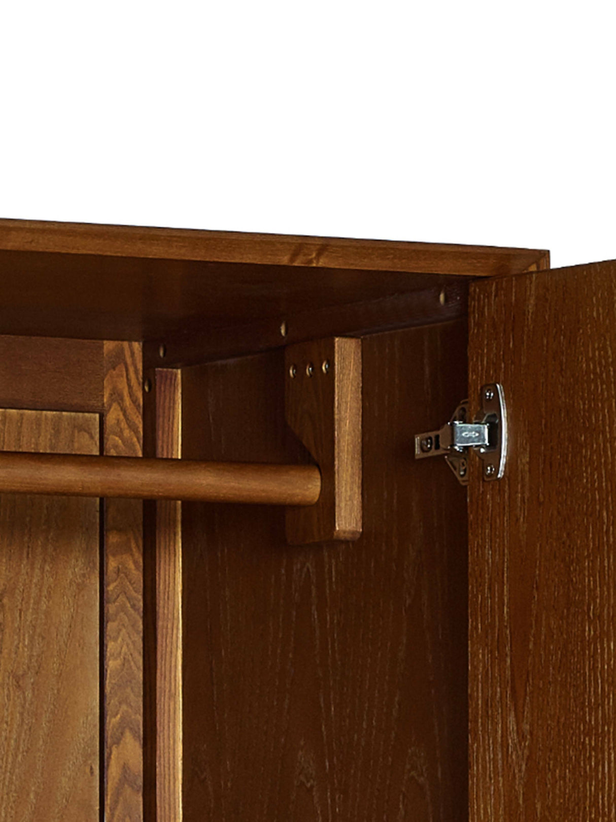 Lowry 2 Door 1 Drawer Double Wardrobe - Julian Bowen