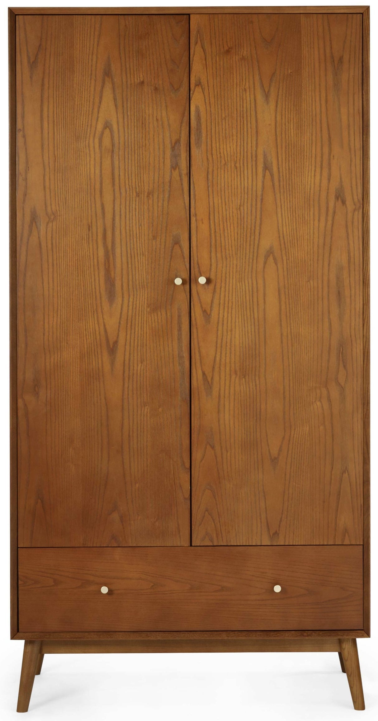 Lowry 2 Door 1 Drawer Double Wardrobe - Julian Bowen