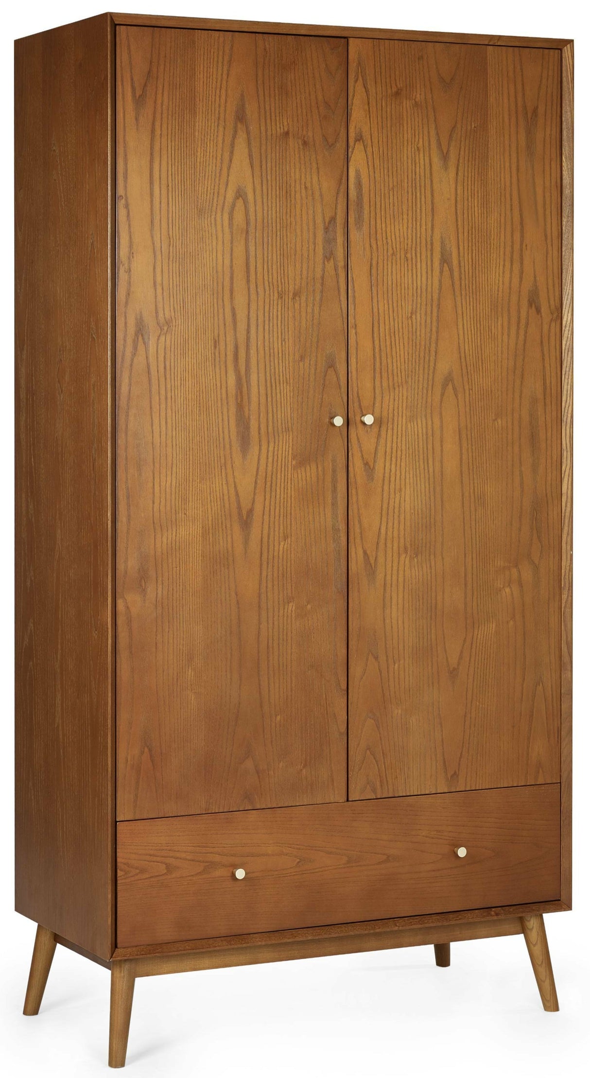 Lowry 2 Door 1 Drawer Double Wardrobe - Julian Bowen