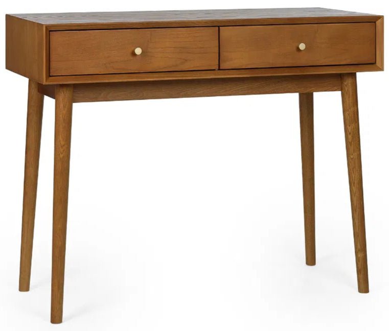 Lowry 2 Drawer Writing Desk - Julian Bowen