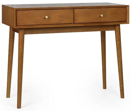 Lowry 2 Drawer Writing Desk - Julian Bowen