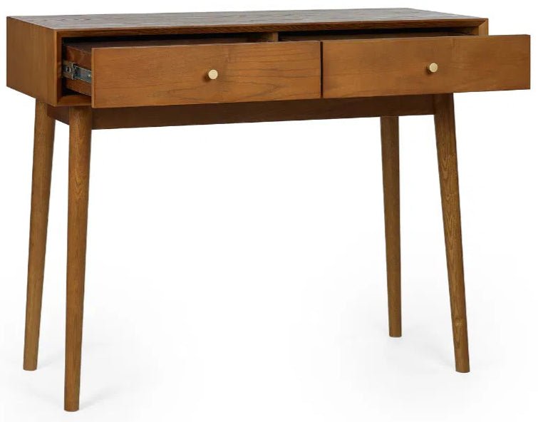 Lowry 2 Drawer Writing Desk - Julian Bowen