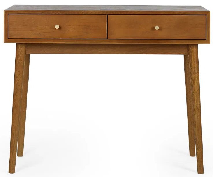 Lowry 2 Drawer Writing Desk - Julian Bowen