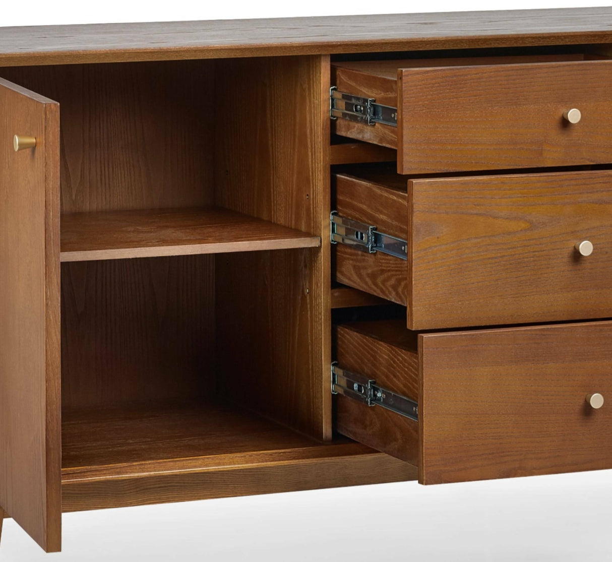 Lowry 3 Drawer 2 Door Large Sideboard - Julian Bowen