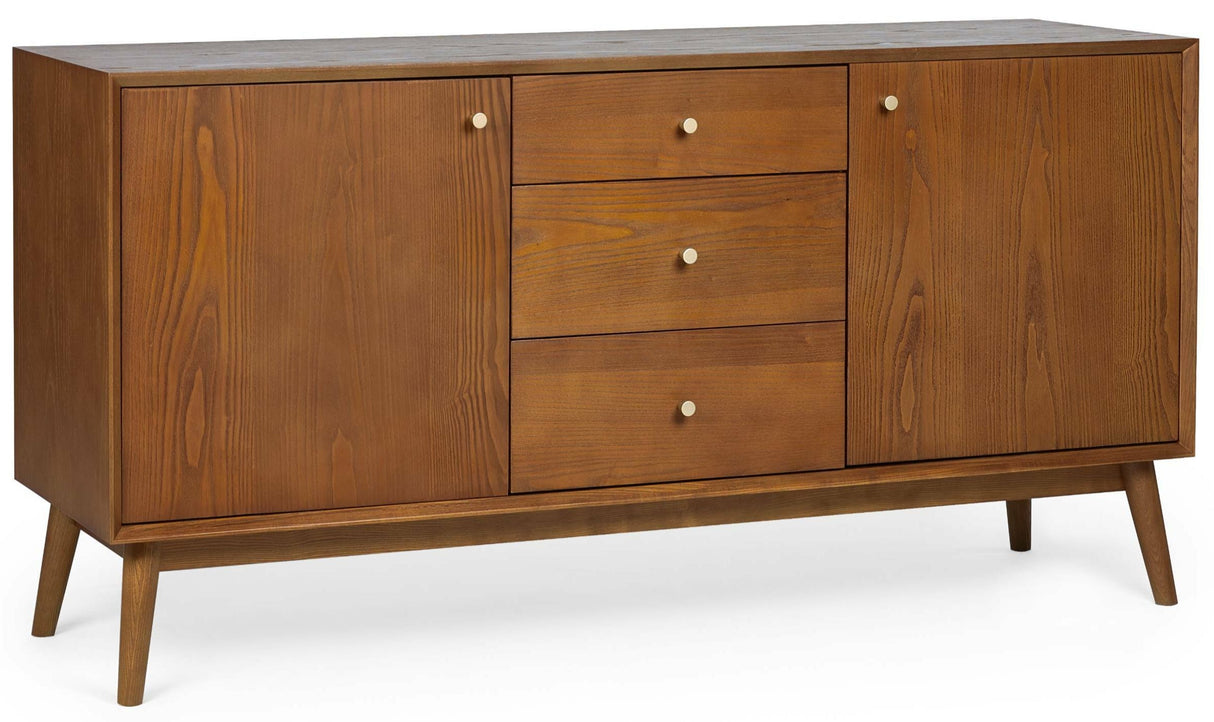 Lowry 3 Drawer 2 Door Large Sideboard - Julian Bowen