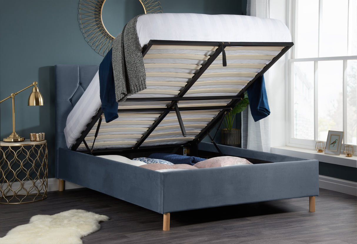Loxley Fabric Ottoman Bed - Birlea