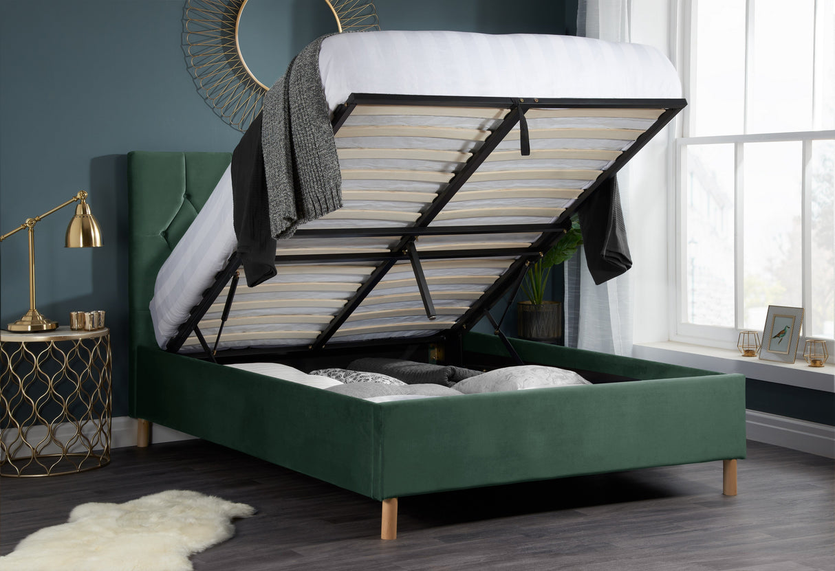 Loxley Fabric Ottoman Bed - Birlea