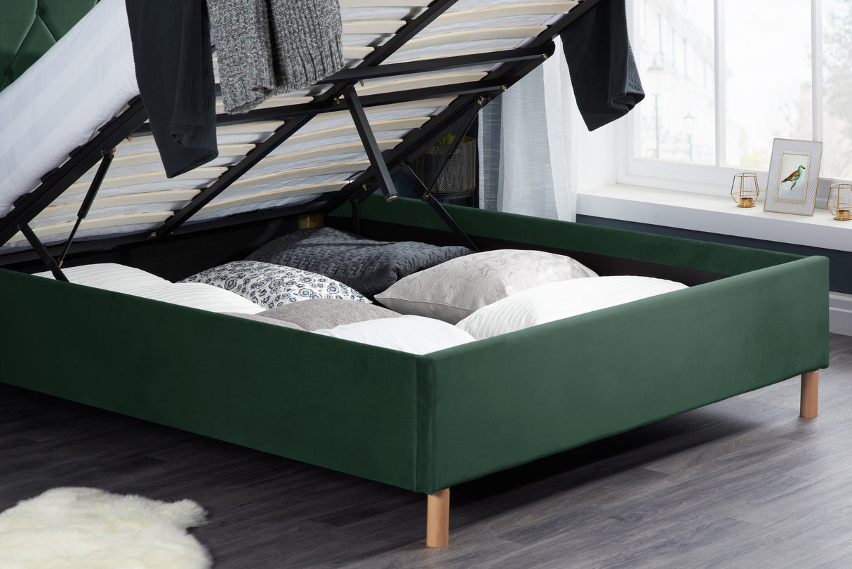 Loxley Fabric Ottoman Bed - Birlea