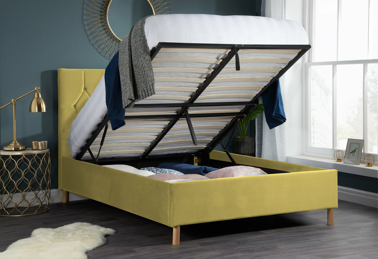 Loxley Fabric Ottoman Bed - Birlea