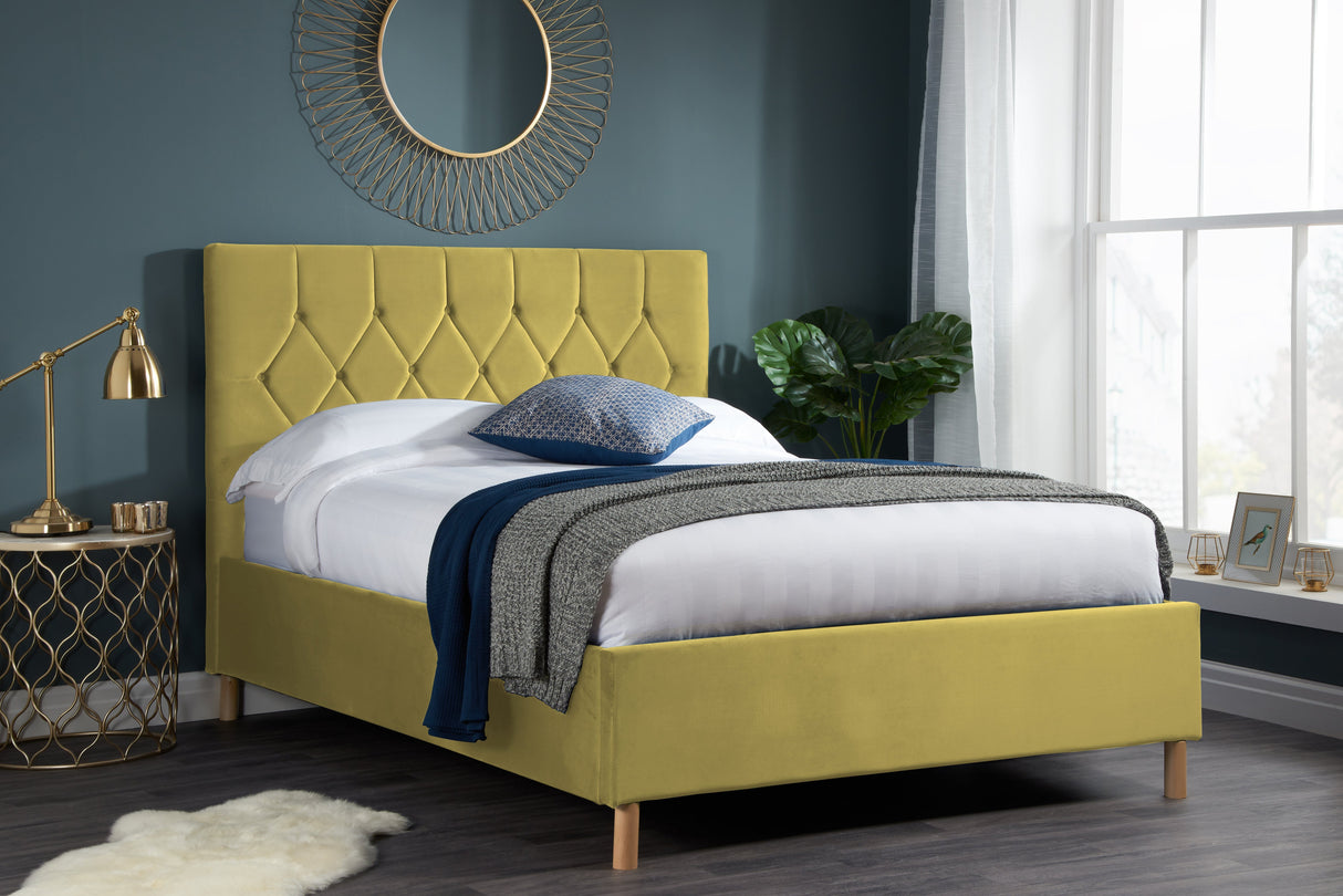 Loxley Fabric Ottoman Bed - Birlea