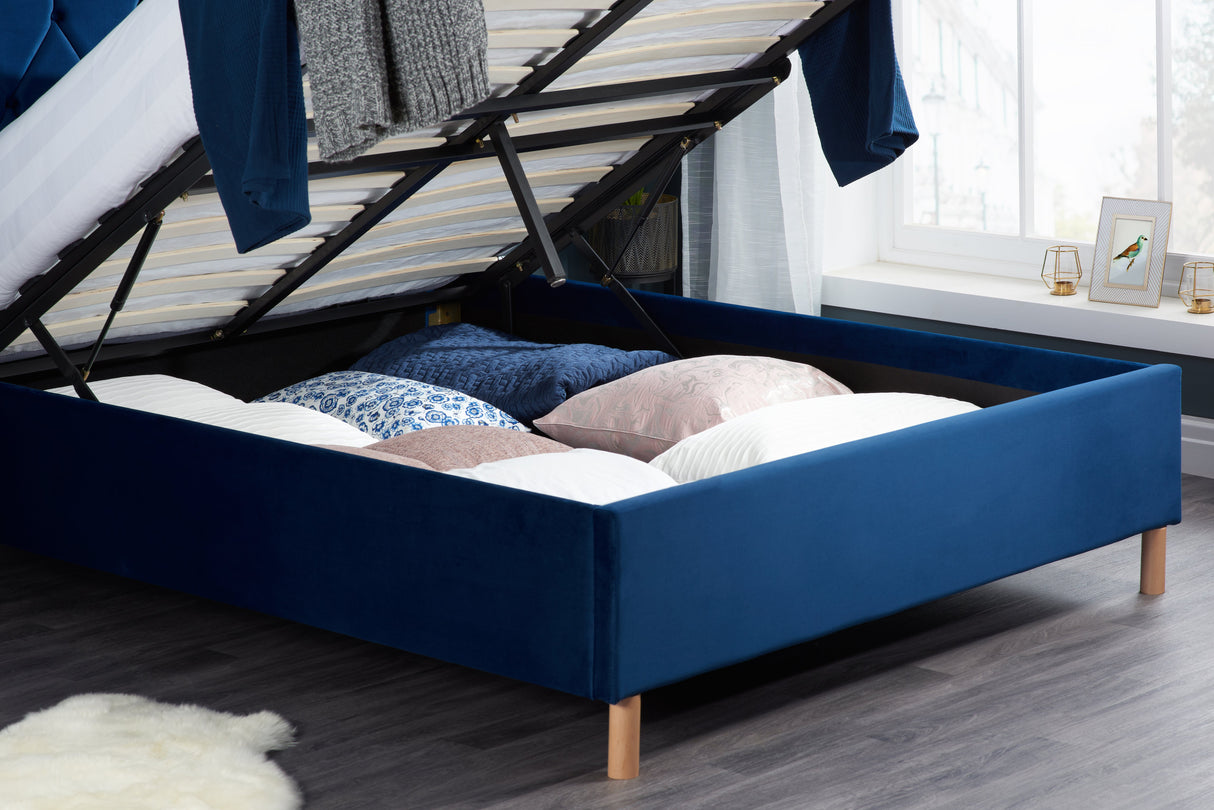 Loxley Fabric Ottoman Bed - Birlea