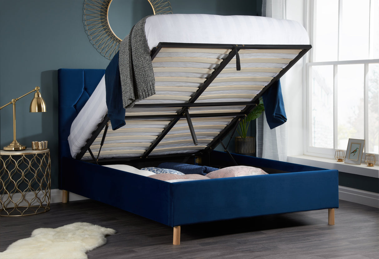 Loxley Fabric Ottoman Bed - Birlea