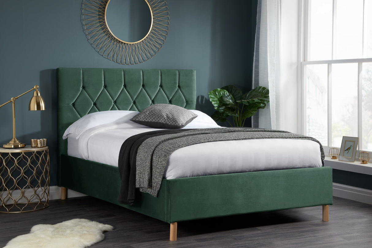 Loxley Fabric Ottoman Bed - Birlea