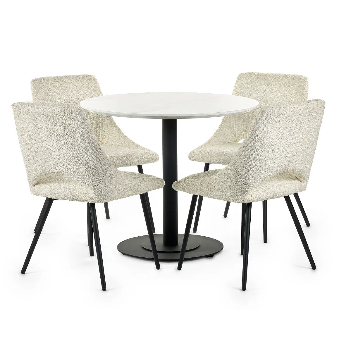 Luca Round Dining Table - Julian Bowen