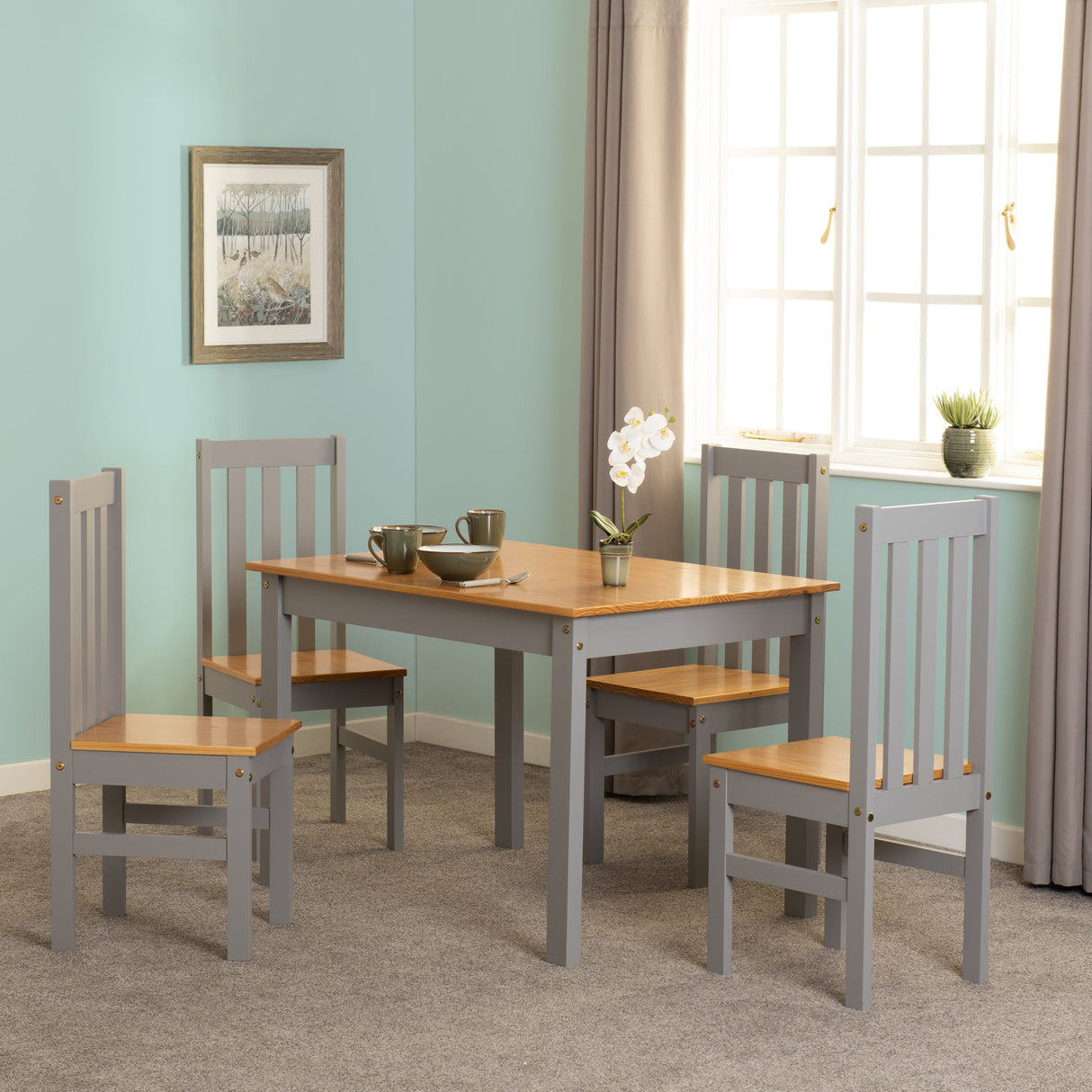 Ludlow 4 Seater Dining Set - Seconique