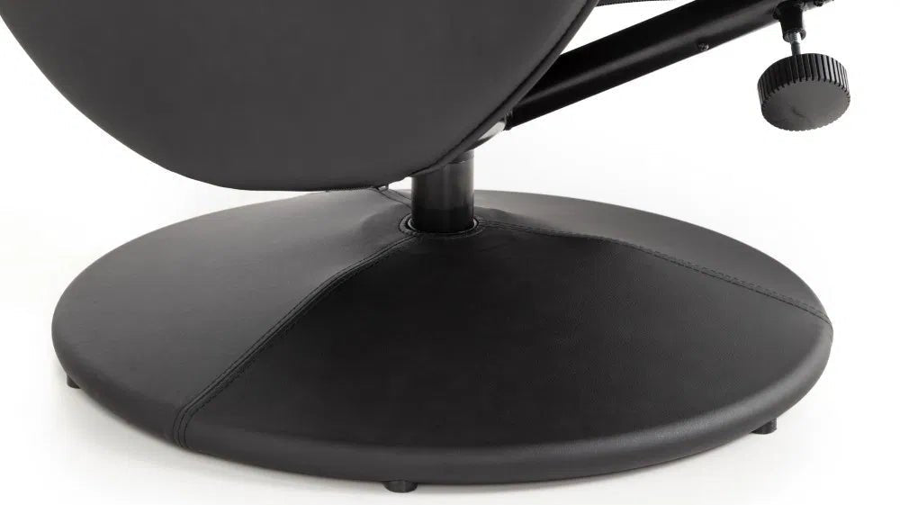 Lugano Faux Leather Swivel Recliner & Stool - Julian Bowen