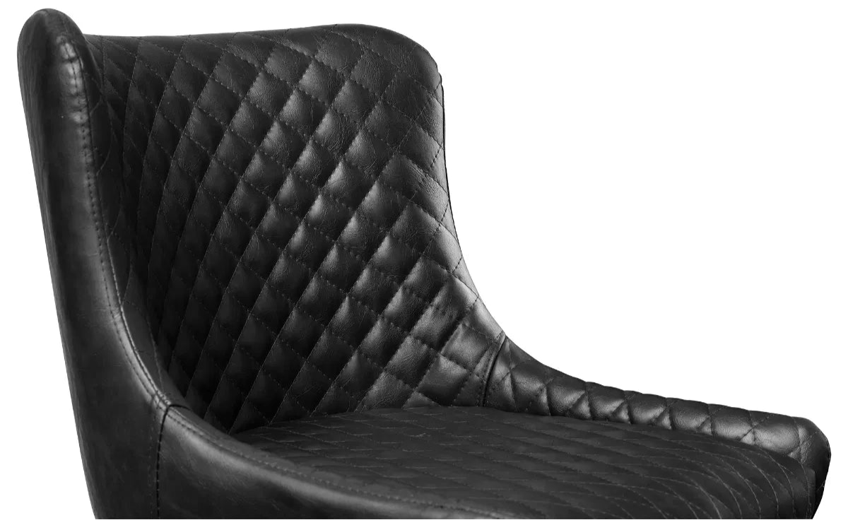 Luxe Faux Leather Bar Stool - Julian Bowen