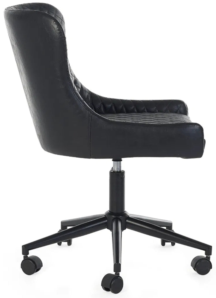 Luxe Faux Leather Office Chair - Julian Bowen