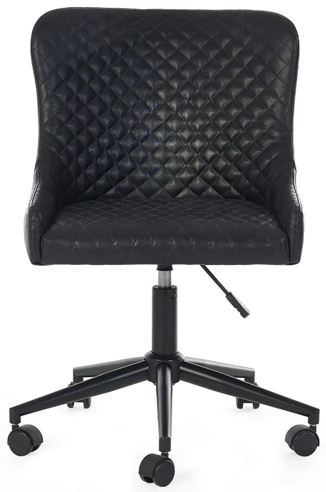 Luxe Faux Leather Office Chair - Julian Bowen