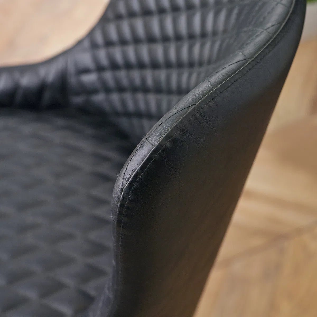 Luxe Faux Leather Office Chair - Julian Bowen