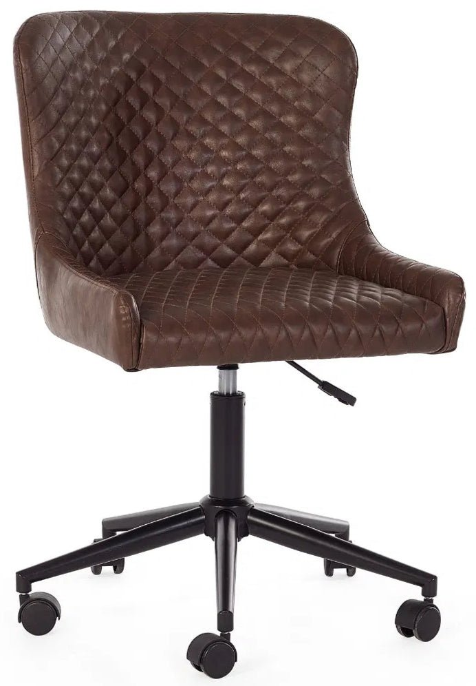 Luxe Faux Leather Office Chair - Julian Bowen
