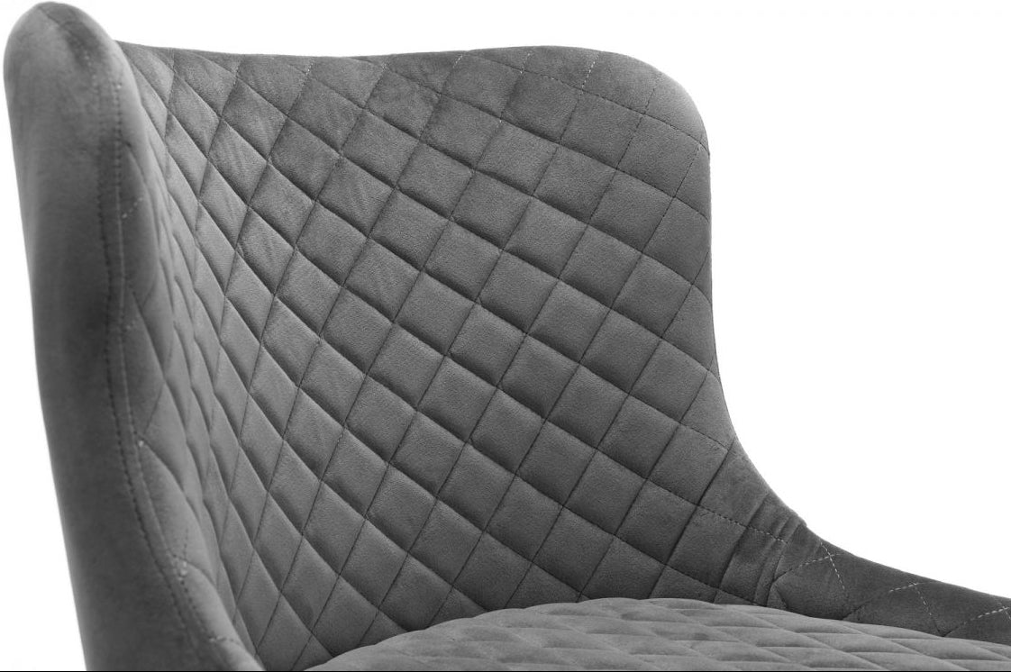 Luxe High Back Fabric Bar Stools - Julian Bowen