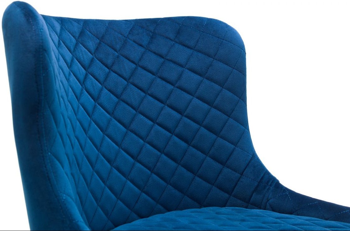 Luxe High Back Fabric Bar Stools - Julian Bowen